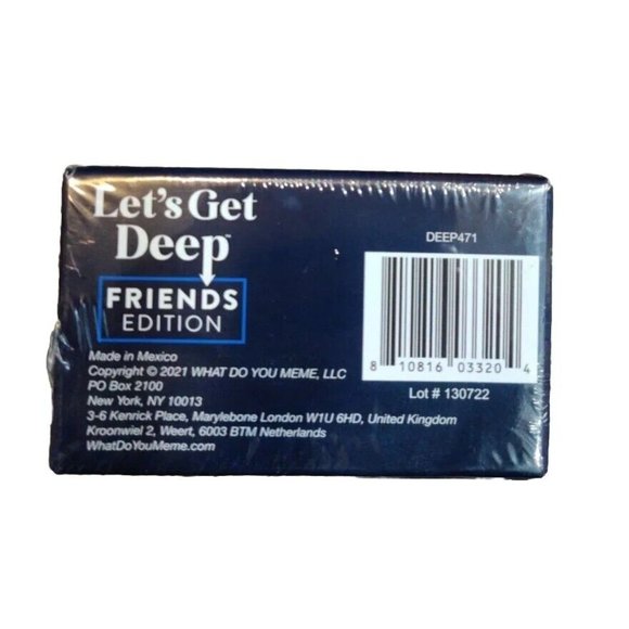 Let's Get Deep Friends Edition What Do You Meme? 400 Party Questions Cards 17+ - Picture 3 of 7